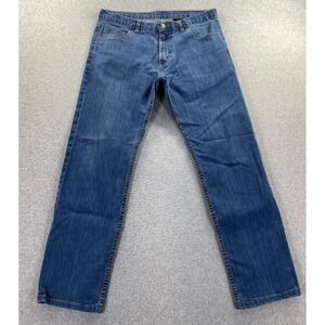 Dearborn Jeans Men 35 (Fit 34x31) Blue Denim Classic Fit Stretch Made in USA